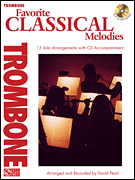 cover Favorite Classical Melodies Trombone BK/CD cover